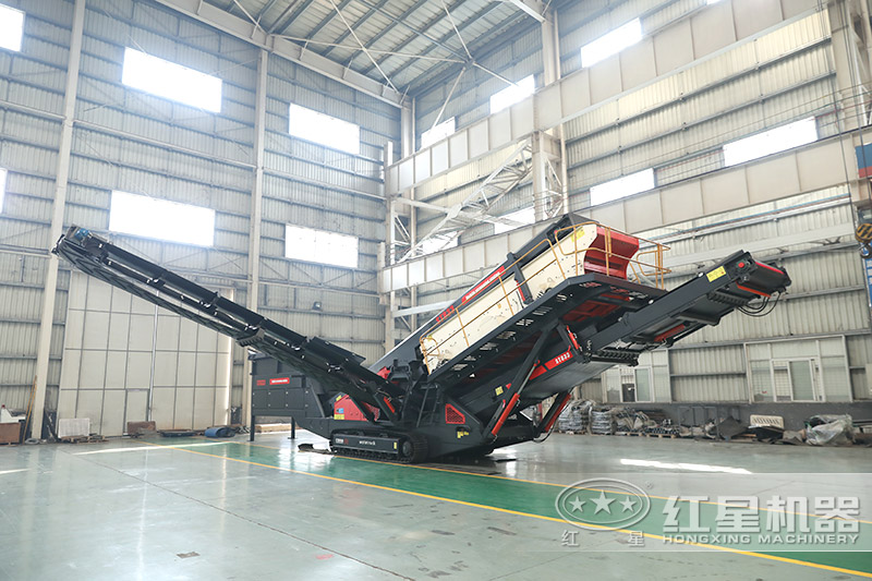 另外，紅星廠家還有履帶裝置的移動磕石機_小型碎石機