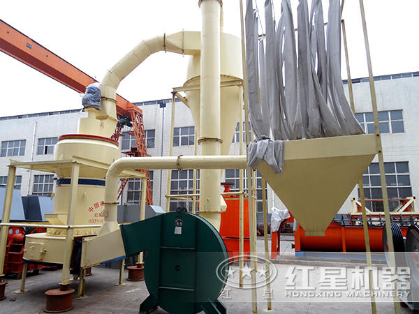 雷蒙磨粉機加工石灰石作業(yè)流程