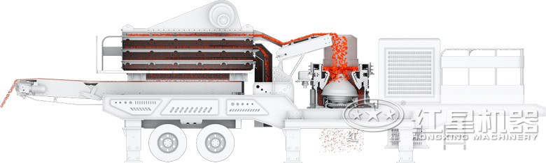 移動圓錐式破碎機結(jié)構(gòu)圖