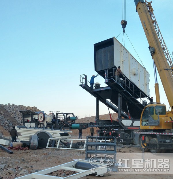 流動(dòng)粉碎機(jī)，貴州生產(chǎn)現(xiàn)場(chǎng)