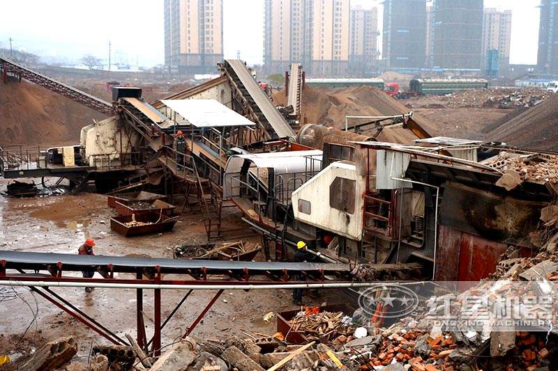 建筑垃圾粉碎機(jī)現(xiàn)場(chǎng)展示，可就近現(xiàn)場(chǎng)考察