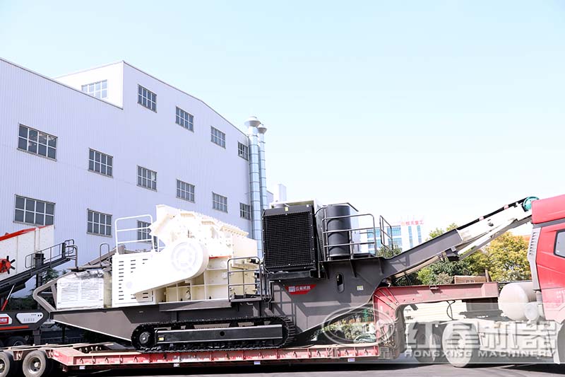 紅星移動打石設備發(fā)貨