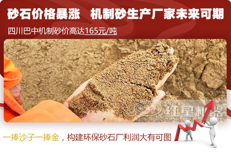 沙子利潤高，前景好