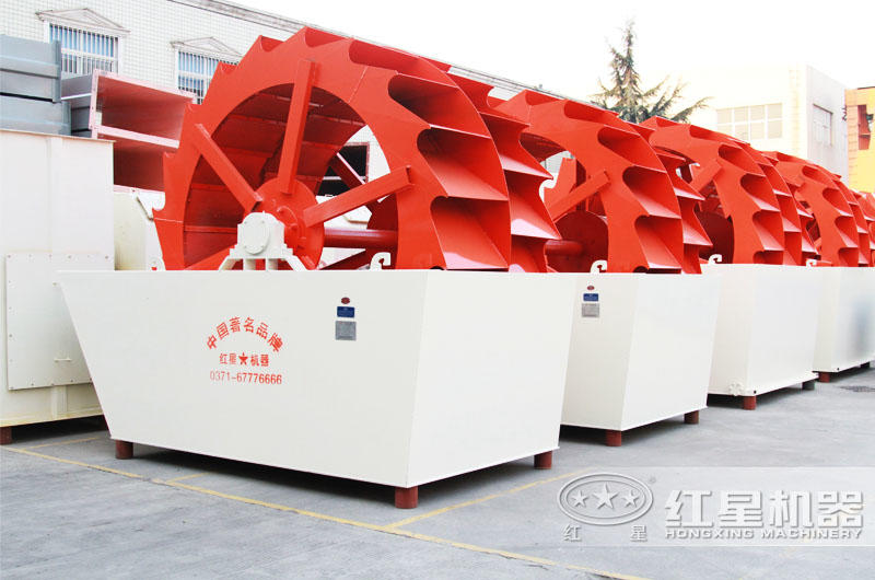 洗砂機用于沙場清洗，洗凈度高達99%