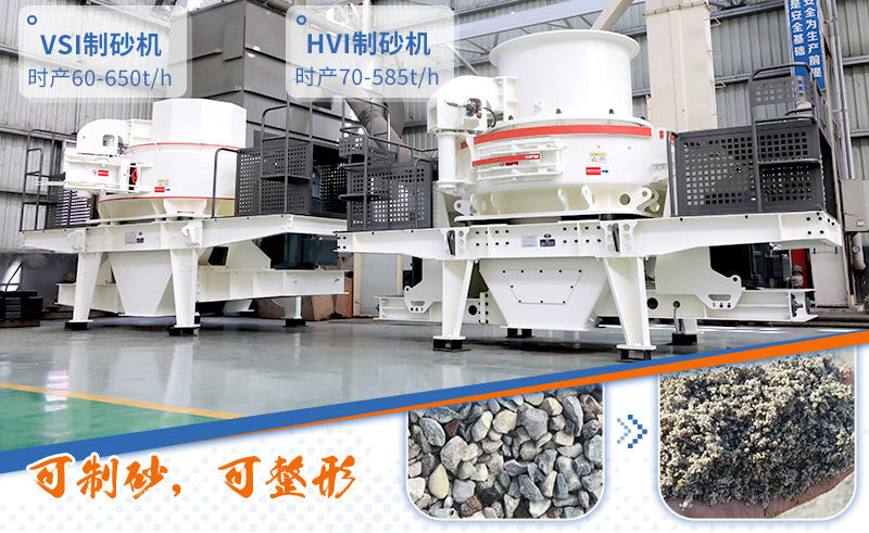 專業(yè)制砂設(shè)備：HVI制砂機(jī)、VSI制砂機(jī)