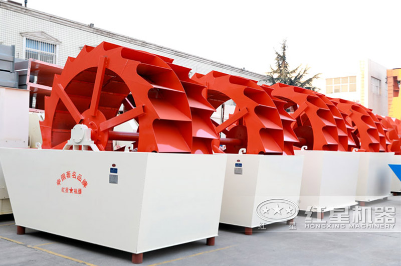 輪斗式洗砂機(jī)，洗凈度高達(dá)99%